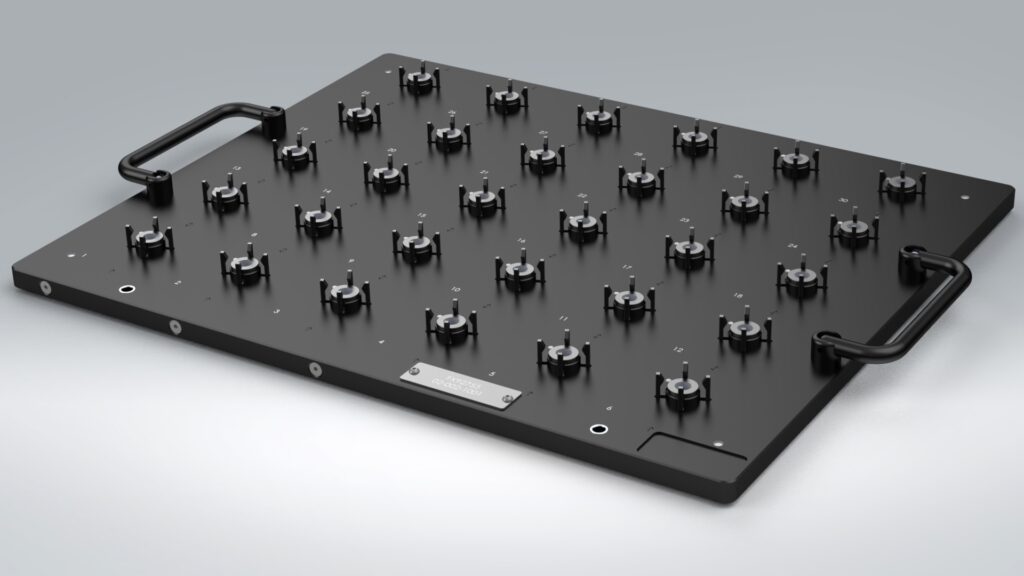 Vision fixture to hold medical part and 3D printed clips | MKE Custom Solutions