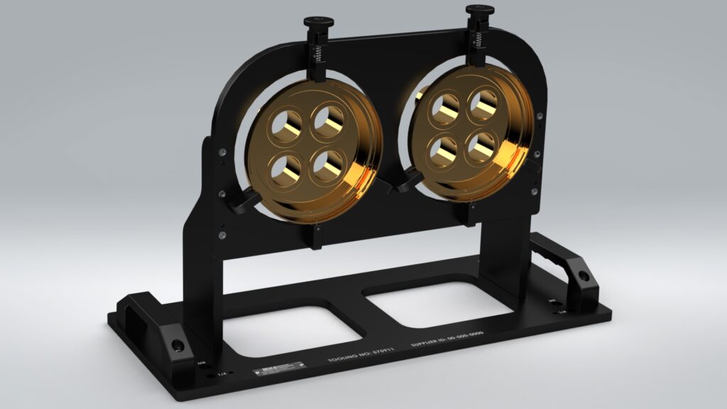 CMM custom fixture vertical mount to allow for part access | MKE Custom Solutions